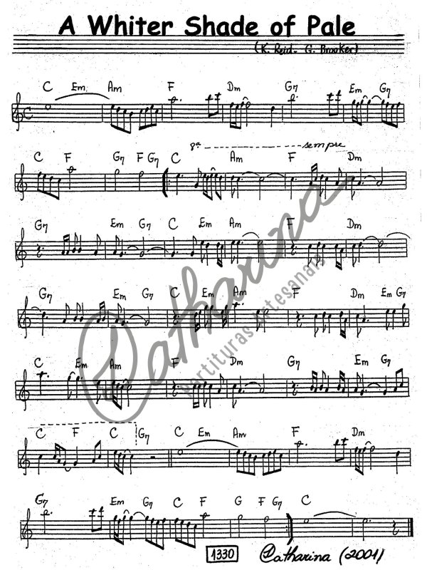 A WHITER SHADE OF PALE