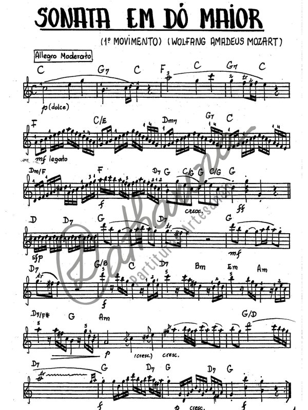 SONATA EM DO MAIOR